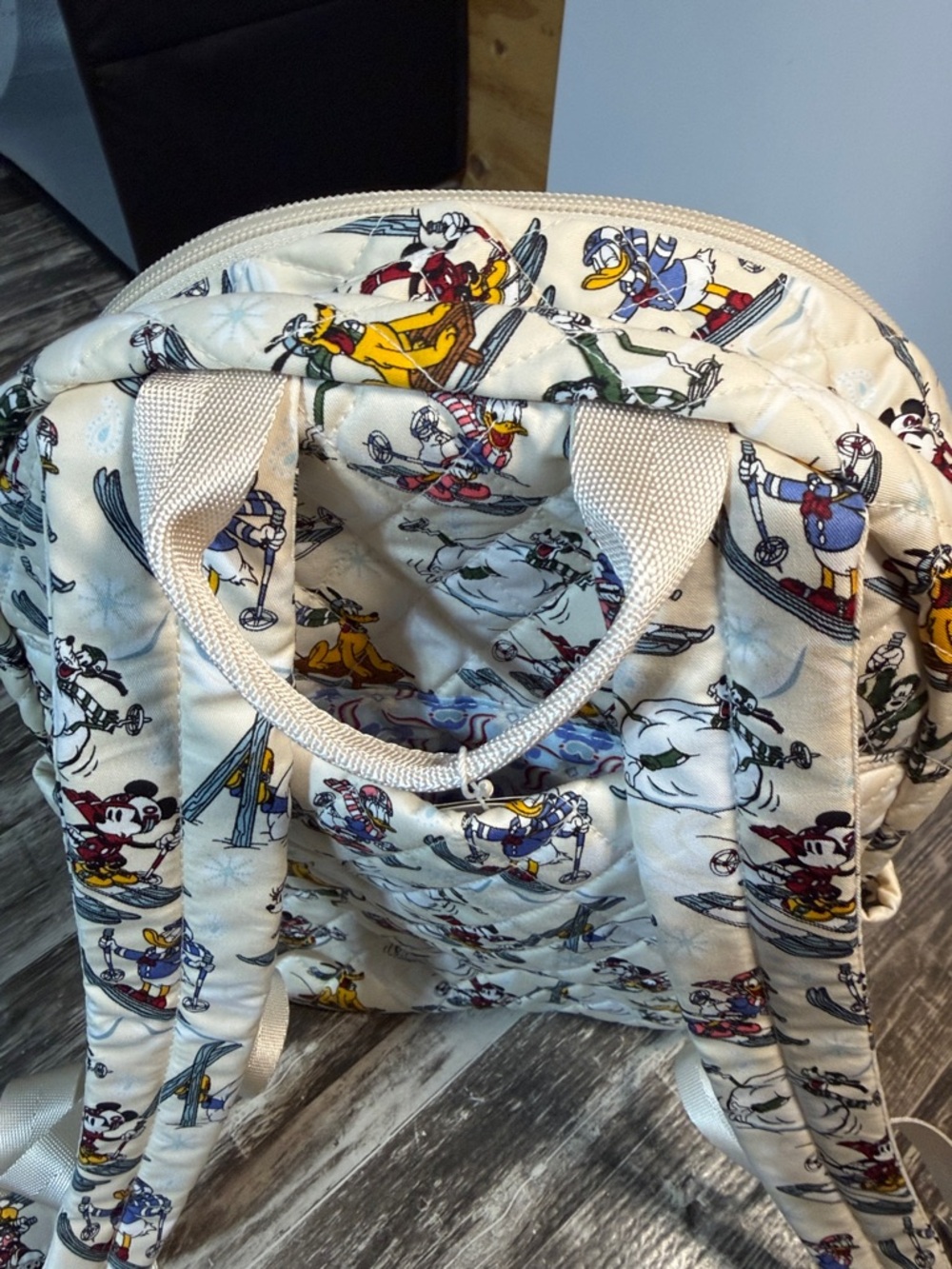 Vera Bradley Disney Small Banbury Backpack in Downhill Skiing Mickey And Friends - Picture 6 of 7